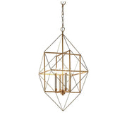 Andorra 4Lt Antique Gold Centre Ceiling Light 