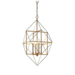 Andorra 4Lt Antique Gold Centre Ceiling Light 