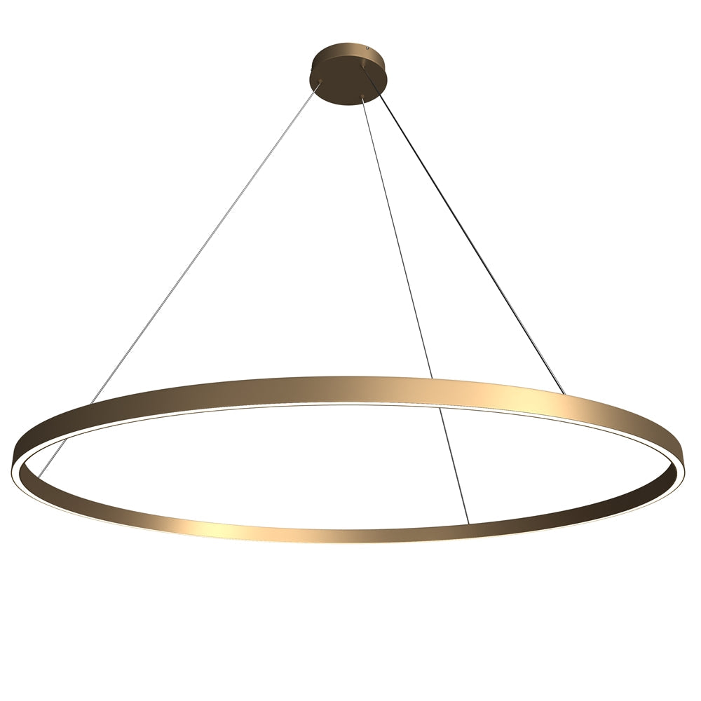 Rim 1 LED Pendant Ceiling Light  - Black / Gold, Various Sizes