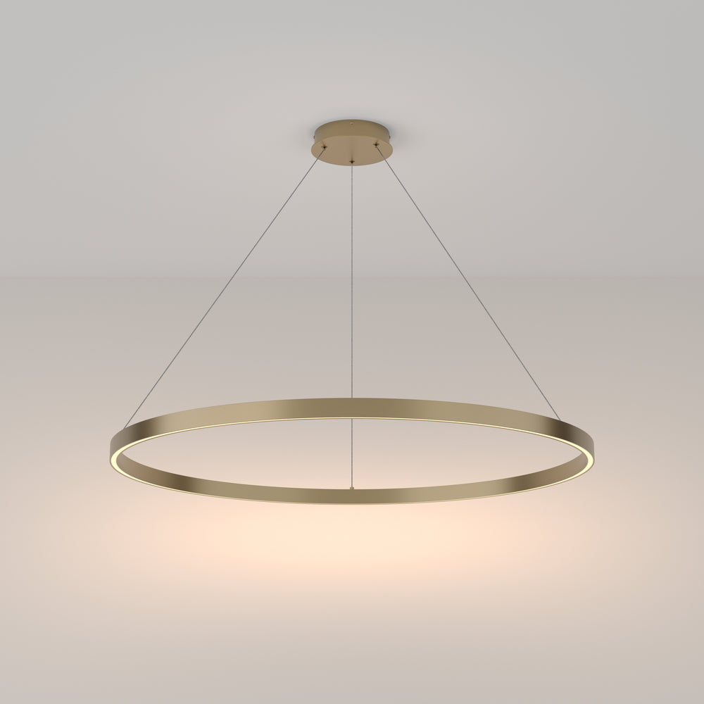 Rim 1 LED Pendant Ceiling Light  - Black / Gold, Various Sizes