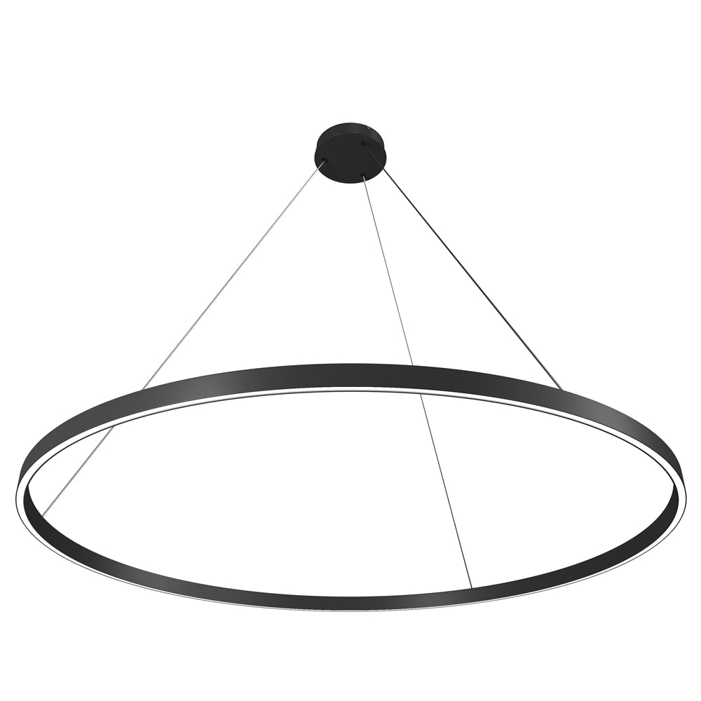 Rim 1 LED Pendant Ceiling Light  - Black / Gold, Various Sizes