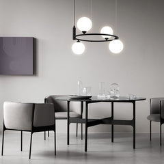 MAYTONI | Ring 4lt Pendant Lamp | Black