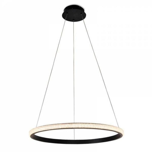 Ring Black Ring-Finish LED Ceiling Light - Cusack Lighting