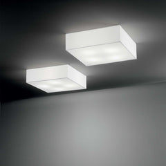 Ritz Flush Ceiling Light - White Finish - Cusack Lighting