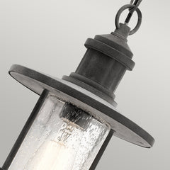 Riverwood Chain Lantern – Weathered Zinc Finish