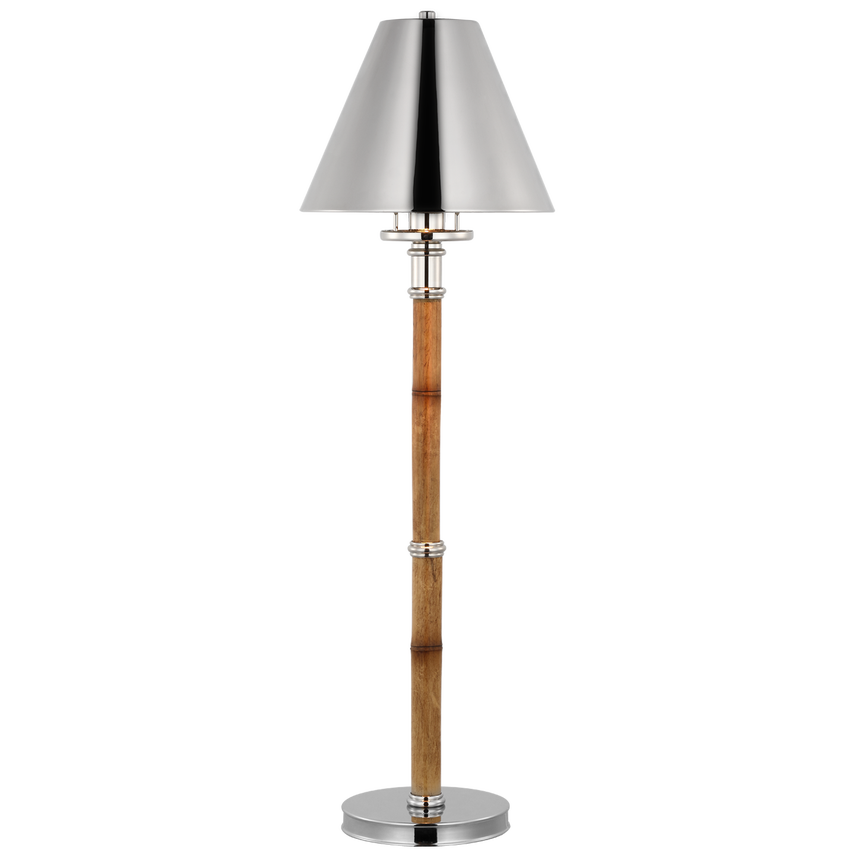 Dalfern Desk Lamp - Bamboo & Brass/Nickel