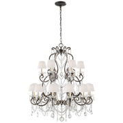 Adrianna 18 Light Crystal Chandelier