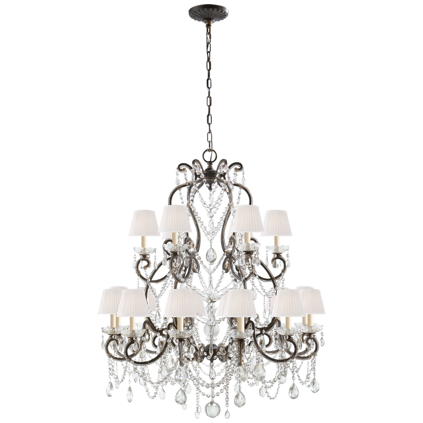 Adrianna 18 Light Crystal Chandelier