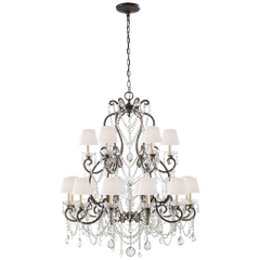 Adrianna 18 Light Crystal Chandelier