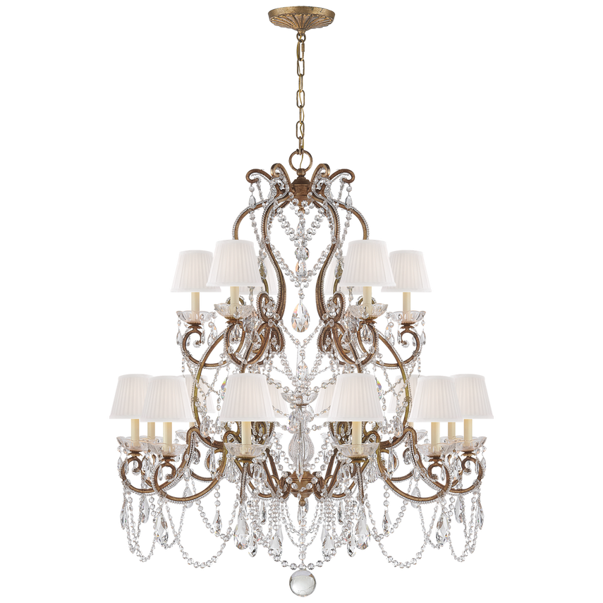 Adrianna 18 Light Crystal Chandelier