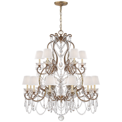 Adrianna 18 Light Crystal Chandelier
