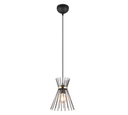 Rod Hanging Pendant - Black & Gold Finish