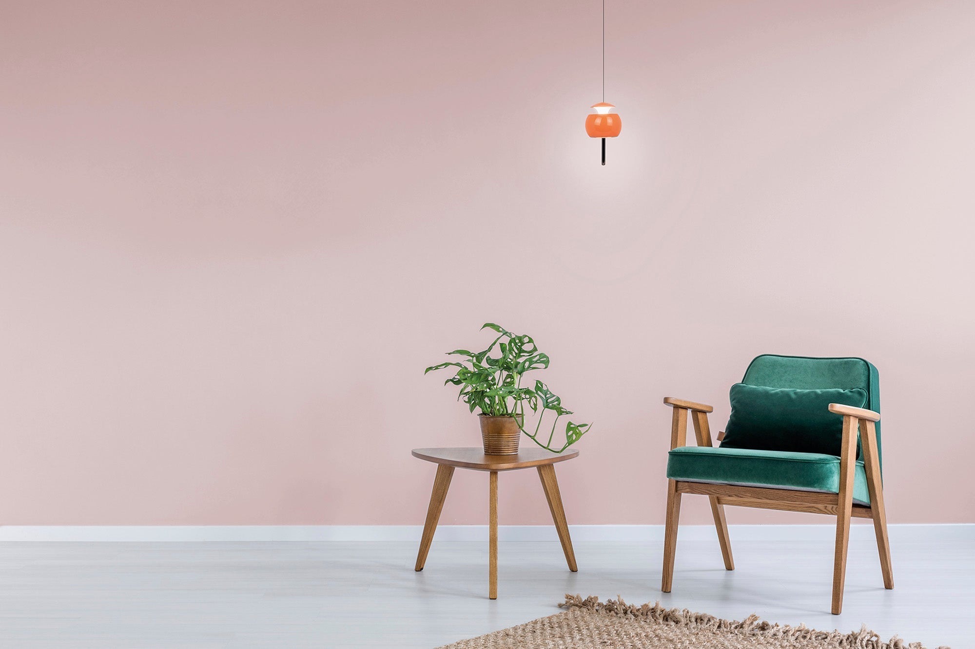Roller 1Lt Rise & Fall Pendant - Various Colours & Styles