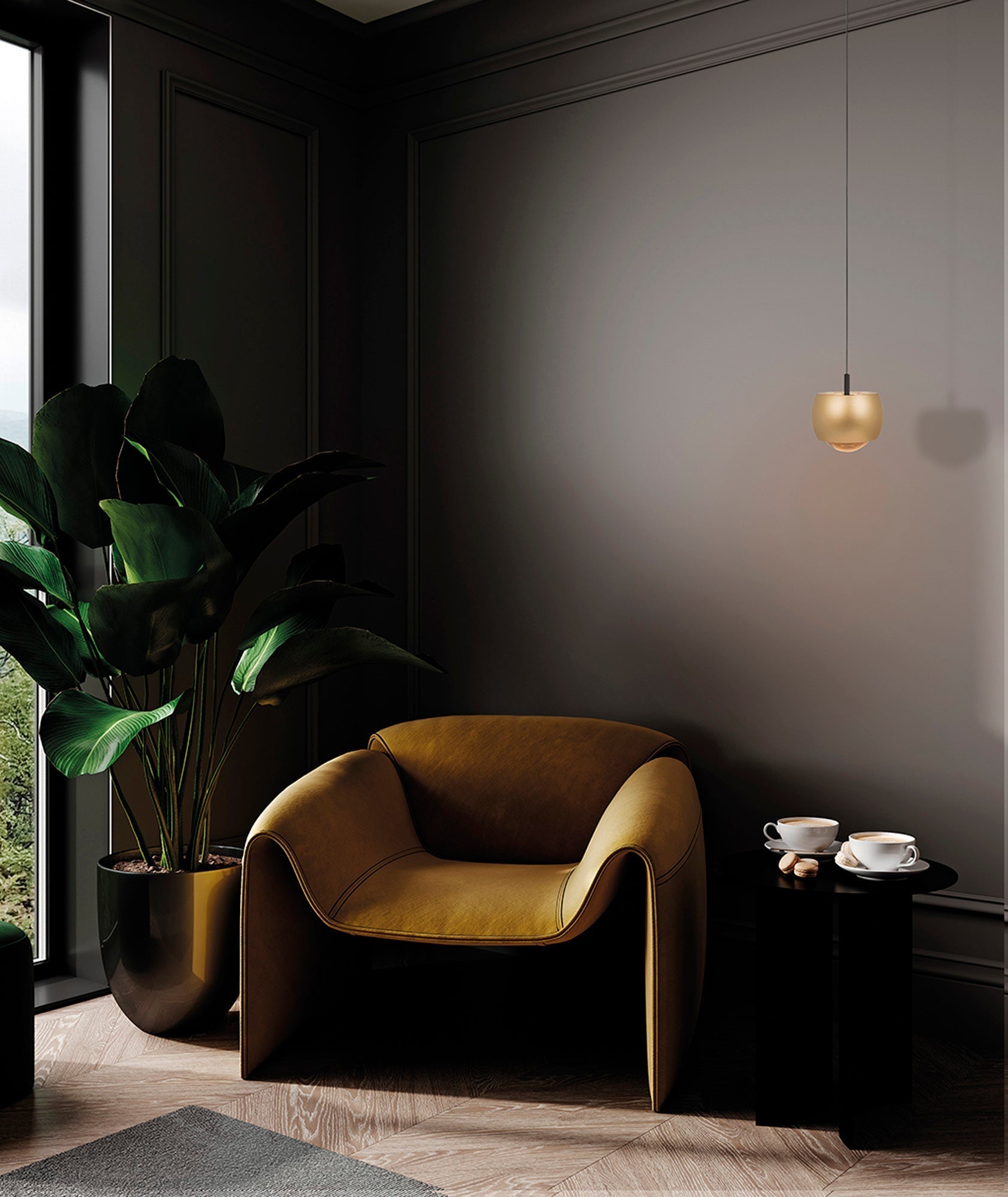 Roller 1Lt Rise & Fall Pendant - Various Colours & Styles