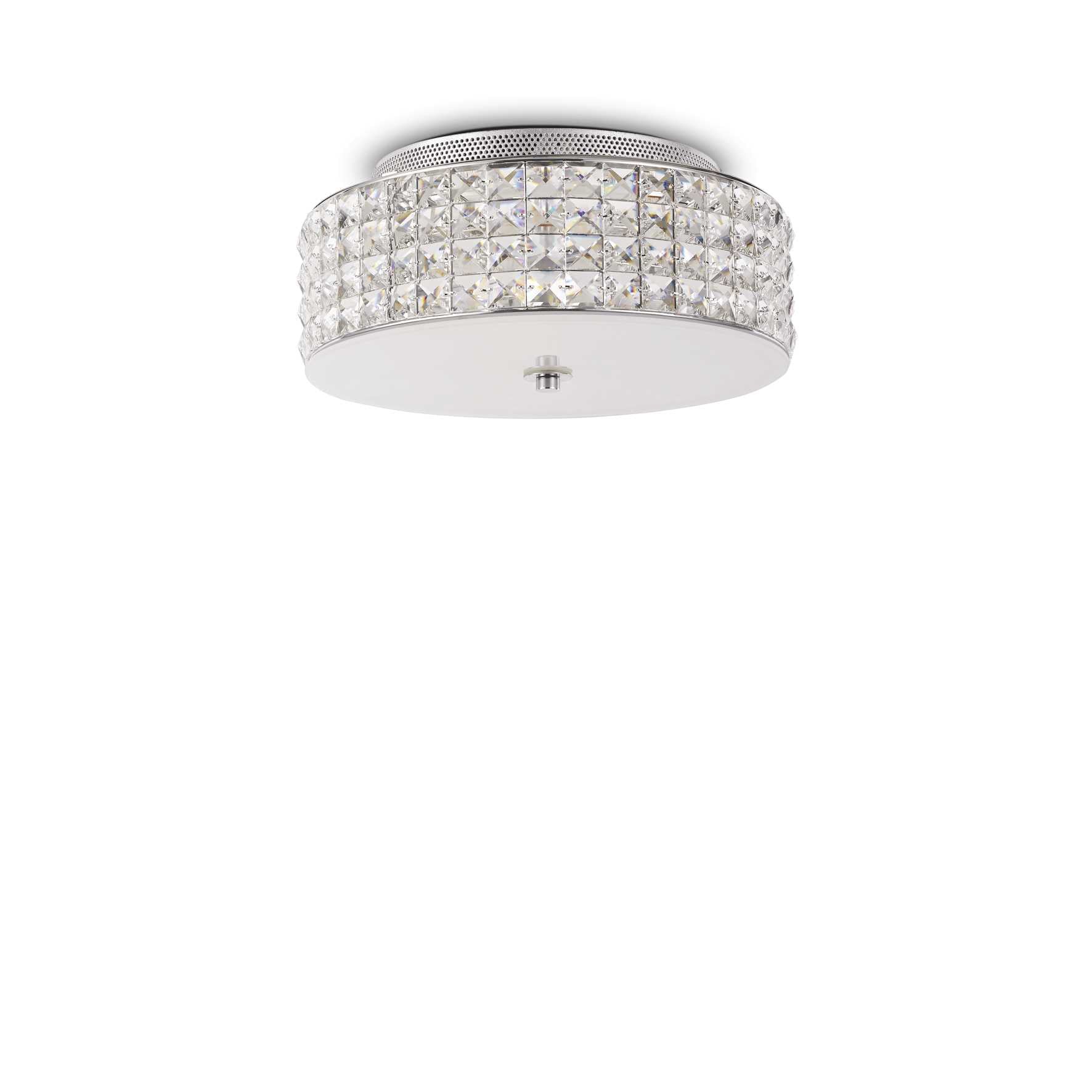 Roma Flush Light - Crystal Finish - Cusack Lighting