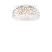 Roma Flush Light - Crystal Finish - Cusack Lighting