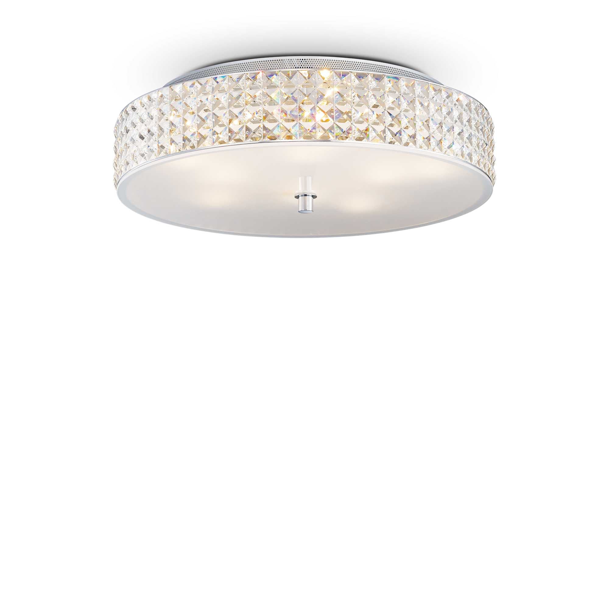 Roma Flush Light - Crystal Finish - Cusack Lighting