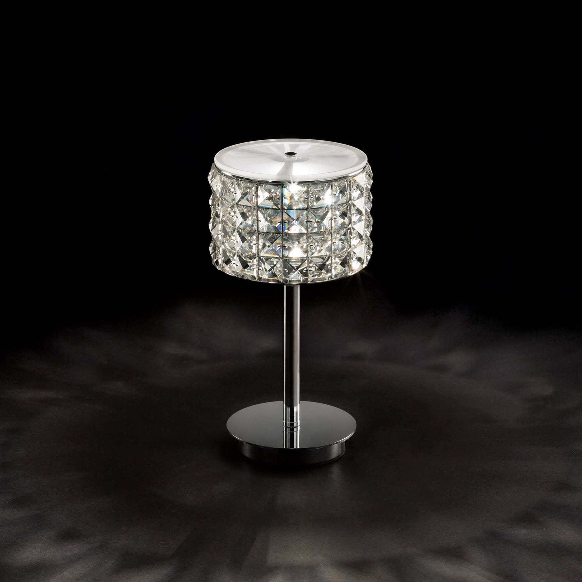 Roma Table Lamp - Crystal Finish - Cusack Lighting