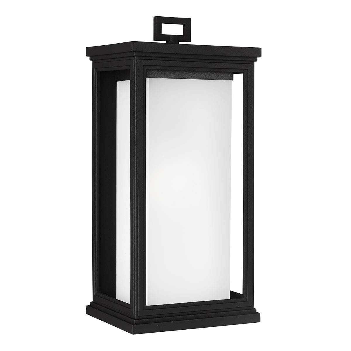 Roscoe Large Wall Lantern - Textured Black Finish