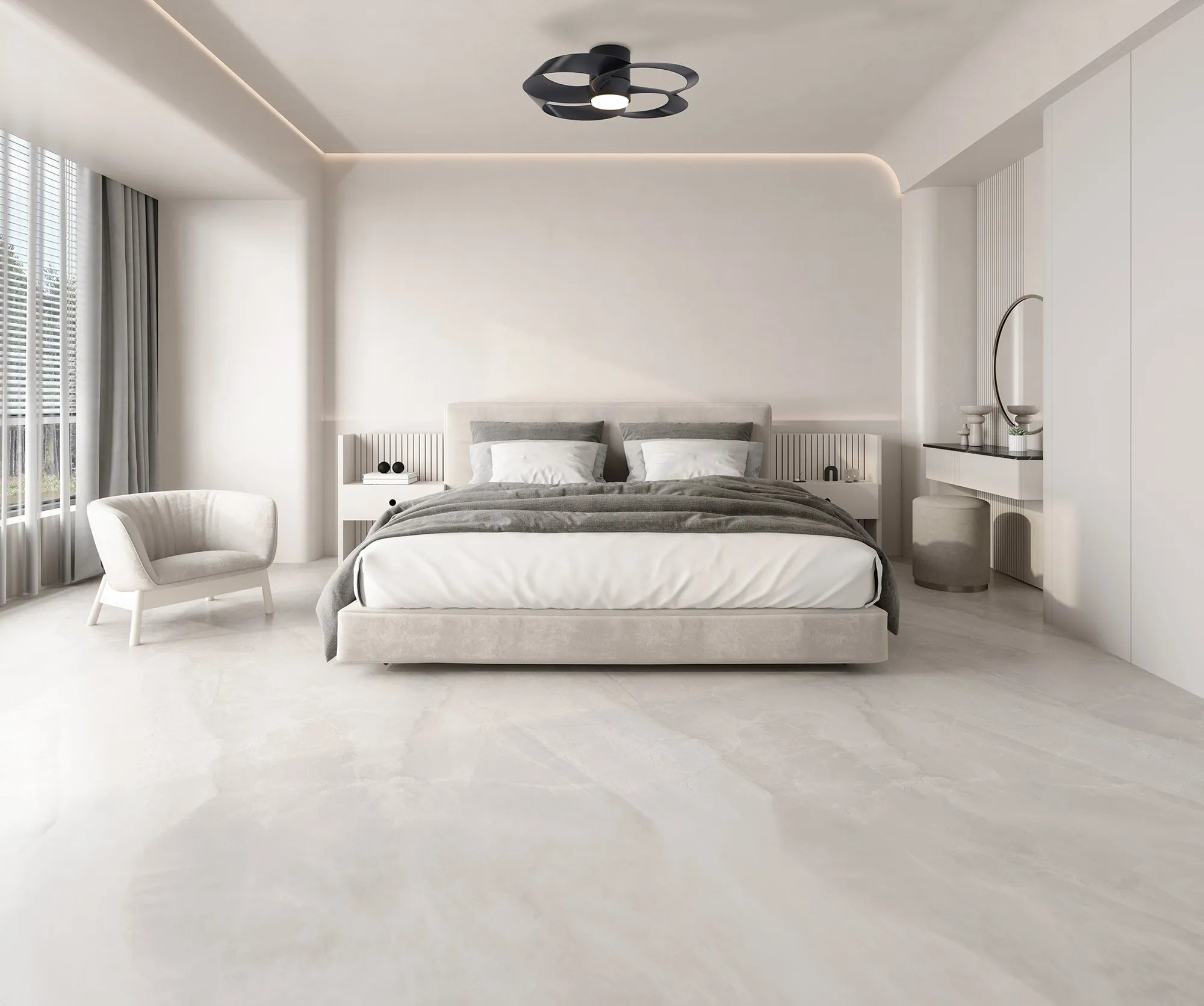 Rose LED Light Fan W/ Remote Control - Various Sizes