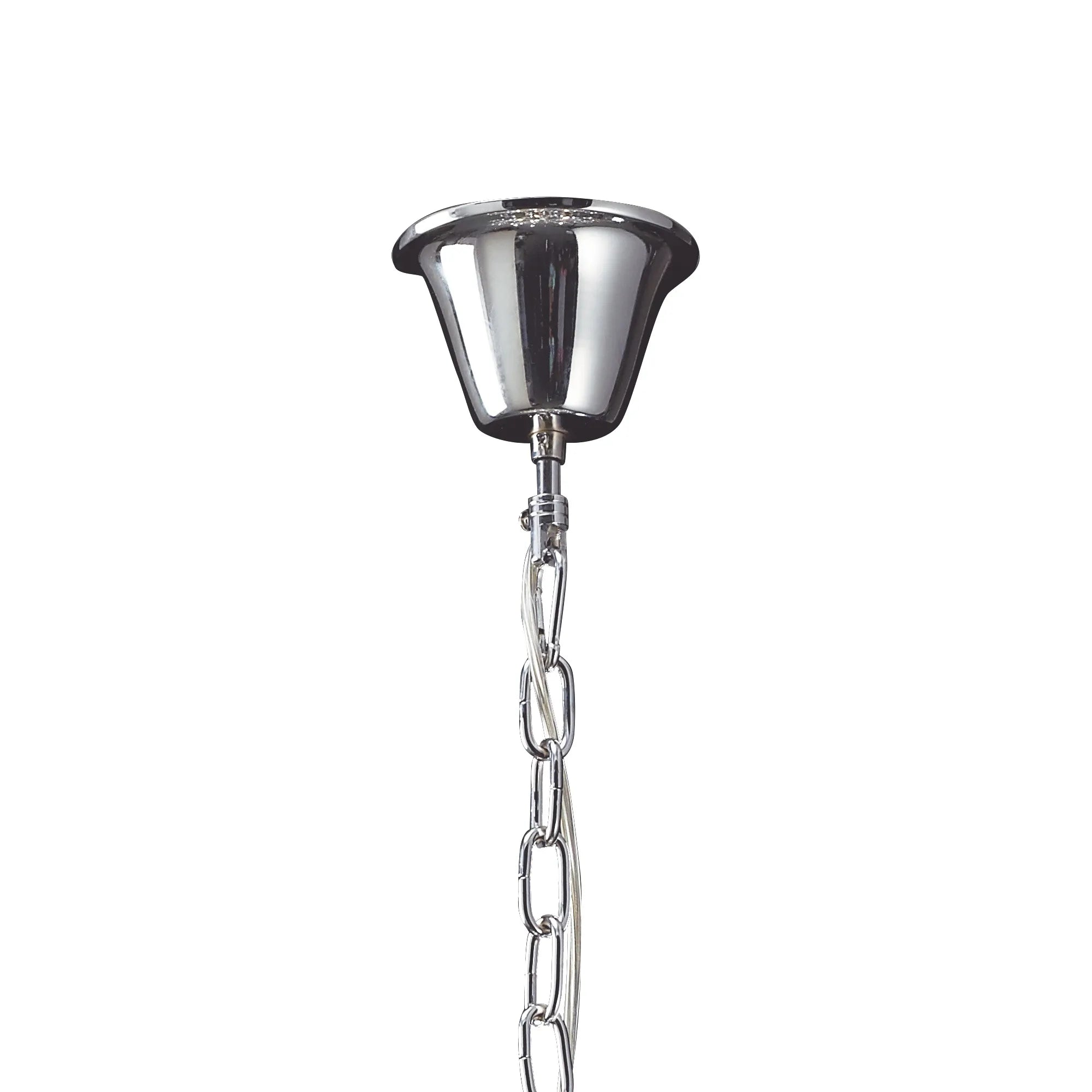Rosina 7lt 63cm Chandelier-  French Gold/Crystal & Polished Chrome
