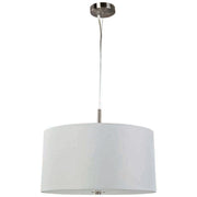 Rouen 3Lt Hanging Ceiling Light - Grey / Taupe