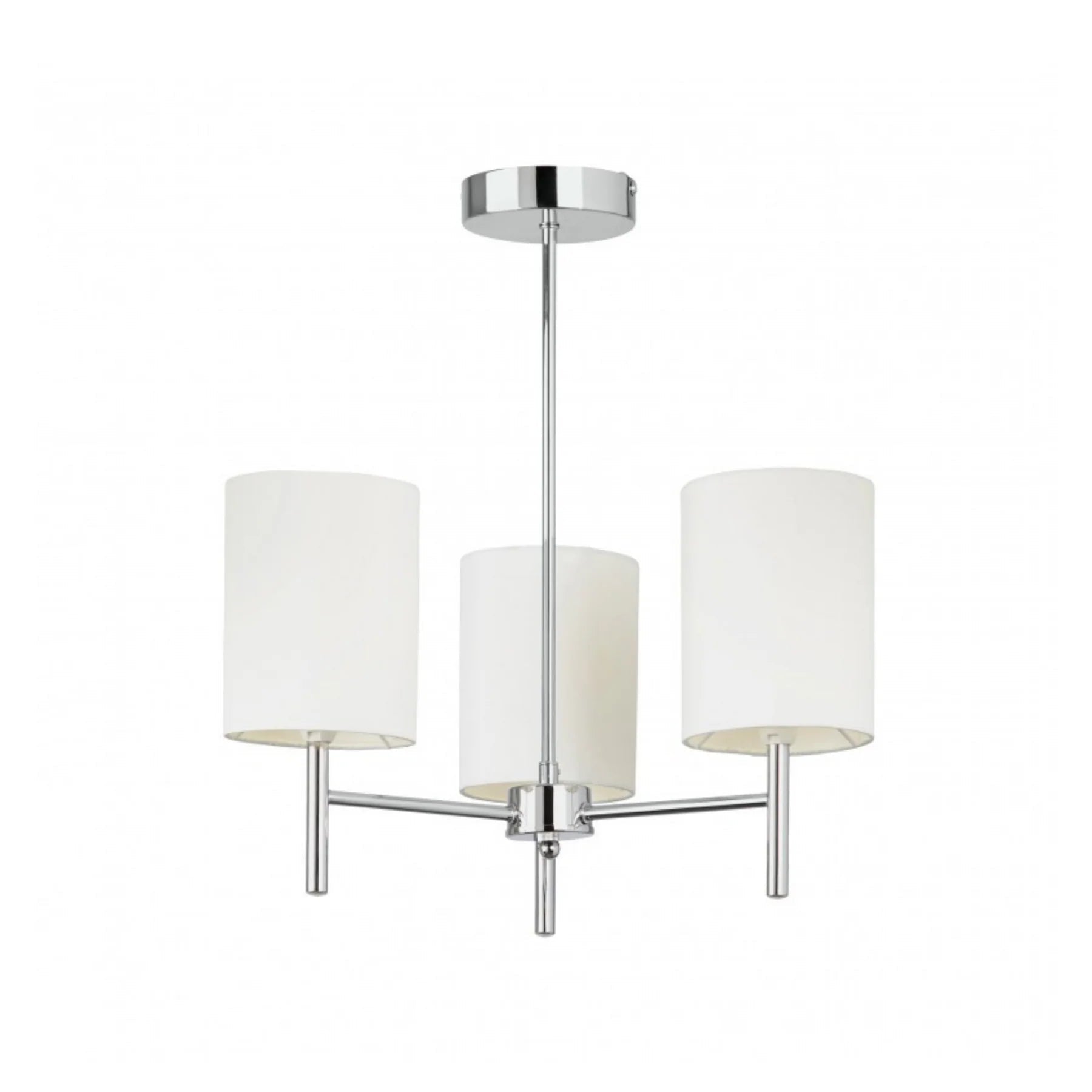 Royale 3Lt Ceiling Lamp - Chrome
