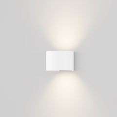 Fulton LED Up/Down Outdoor Wall Light- Black/ White Finishes