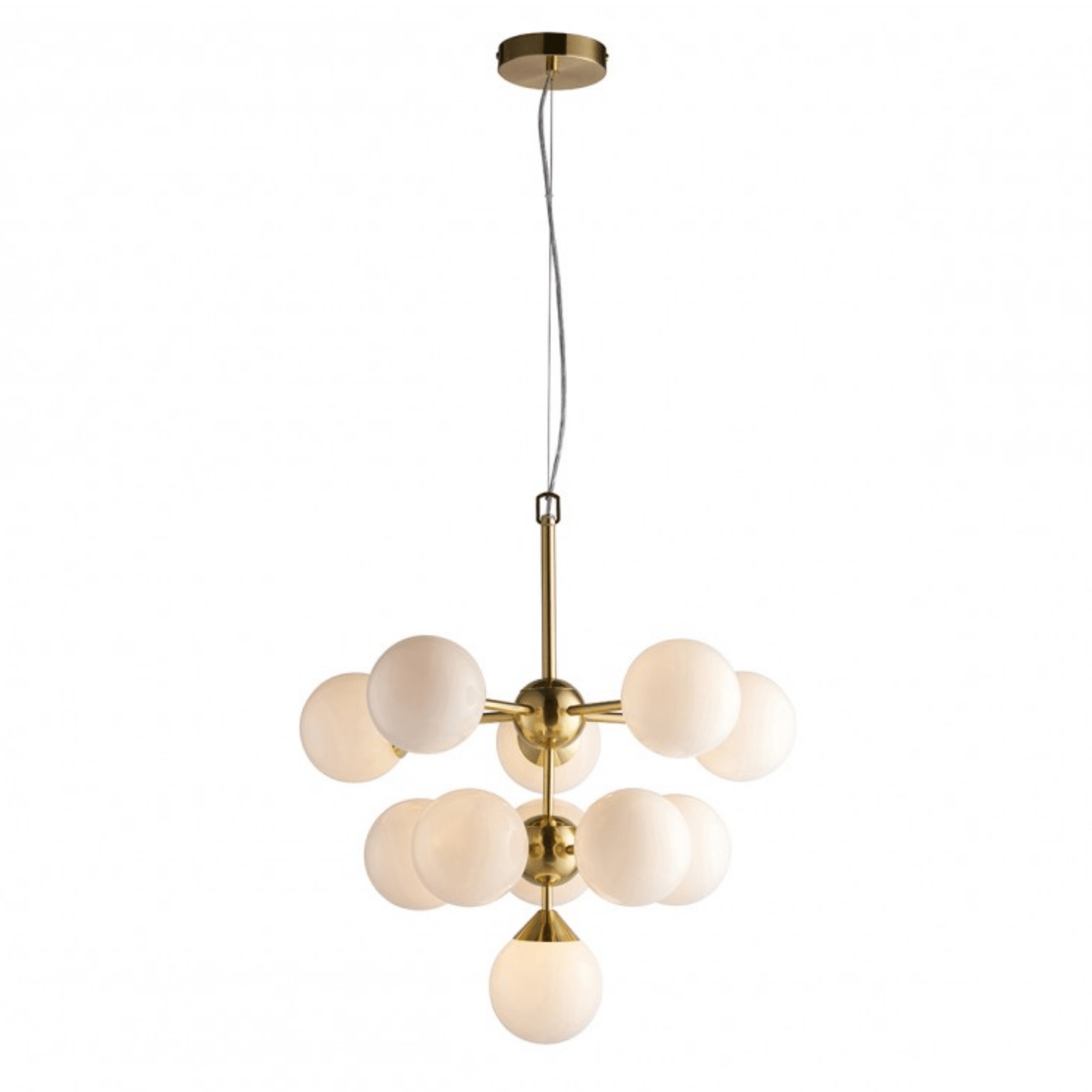 Ruby 11 Pendant Light Brushed Gold - Cusack Lighting