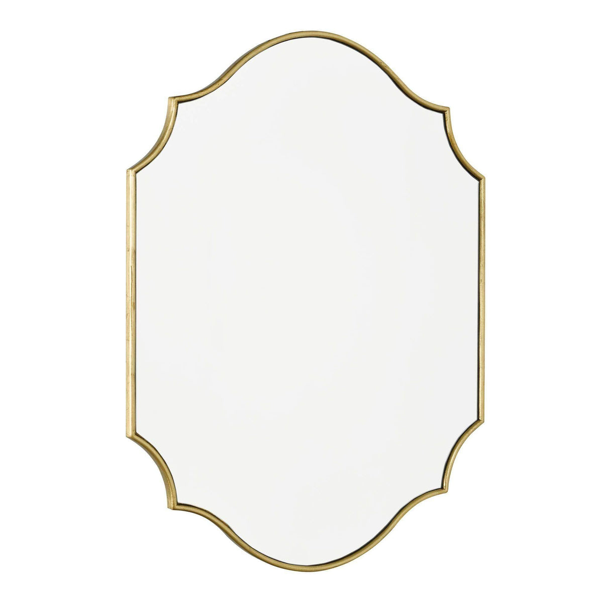 Dar Ruggiero Rectangle Mirror With Gold Detail - Cusack Lighting