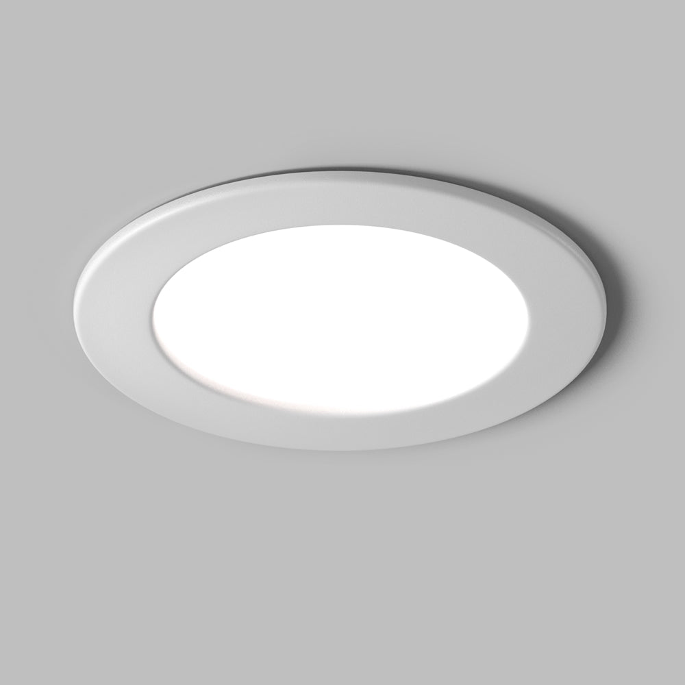 Stockton LED Flush Recessed Ceiling Light- White Finish IP44