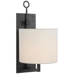 Aspen Iron Wall Lamp - Blackened Rust