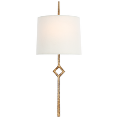 Cranston Wall Sconce- Gilded Iron/ Aged Iron Finishes