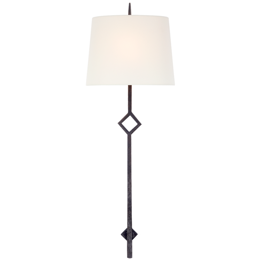 Cranston Wall Sconce- Gilded Iron/ Aged Iron Finishes