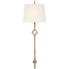 Cranston Wall Sconce- Gilded Iron/ Aged Iron Finishes