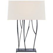Aspen Console Lamp- Blackened Rust/ Gilded Iron Finishes