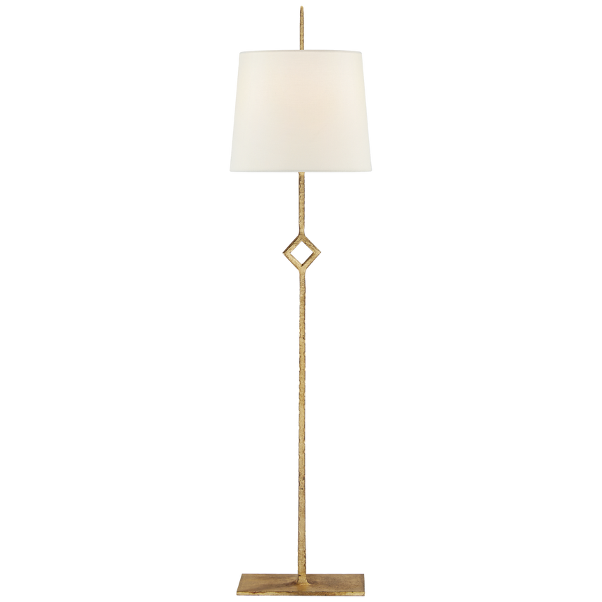 Cranston Buffet Table Lamp- Aged Iron/ Gilded Iron