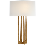Scala Hand-Forged Table Lamp- Aged Iron/ Gilded Iron