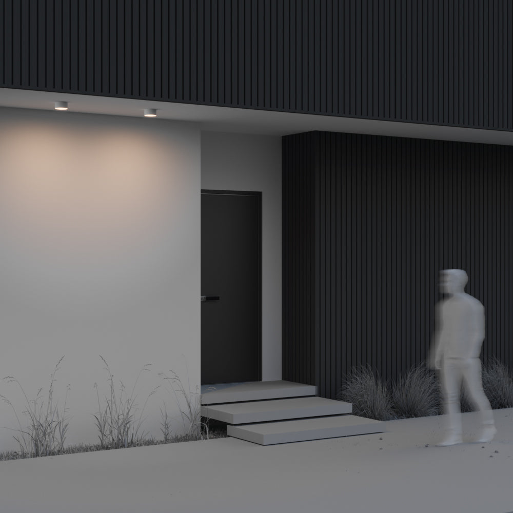 Zon Outdoor Spotlight IP65- Black/ White Finishes
