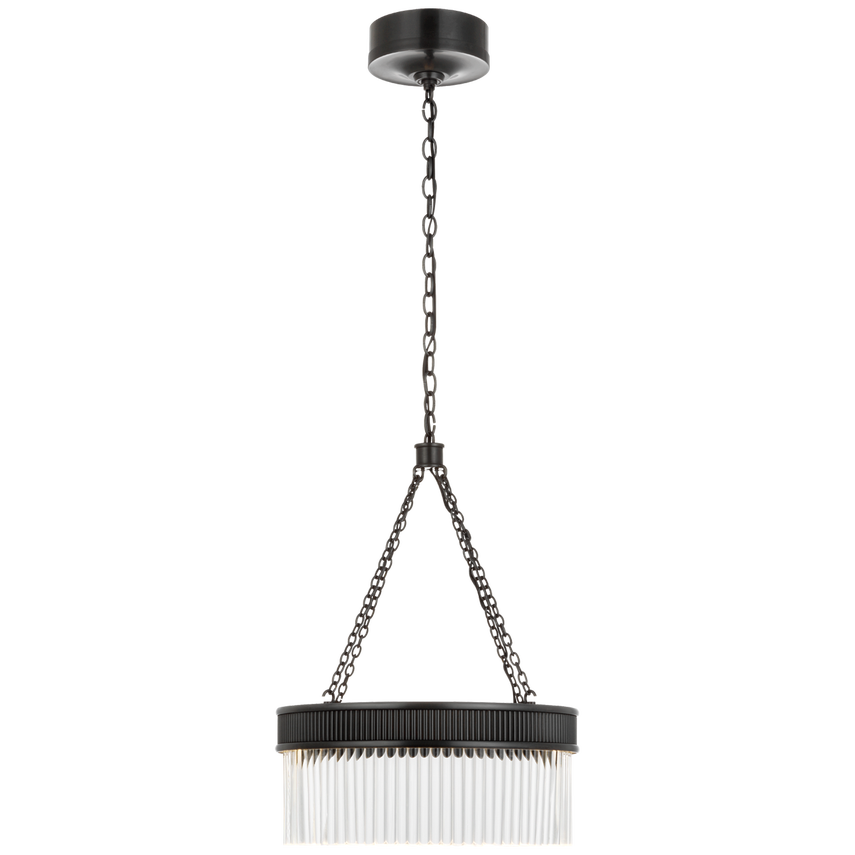 Menil Small/ Large Chandelier- Bronze/ Soft Brass Finish