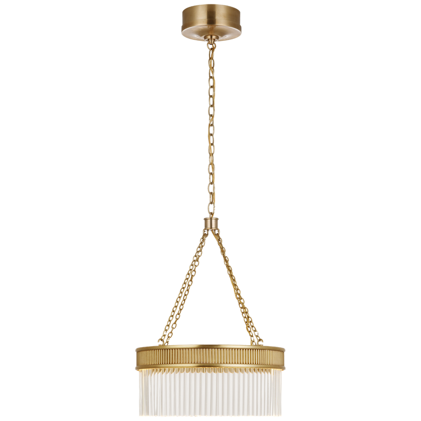 Menil Small/ Large Chandelier- Bronze/ Soft Brass Finish