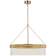 Menil Small/ Large Chandelier- Bronze/ Soft Brass Finish