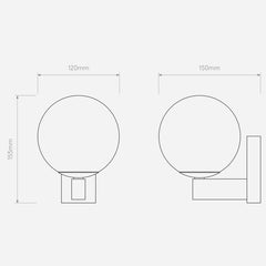 Sagara Bathroom Wall Light IP44 - Polished Chrome Promotional Offer