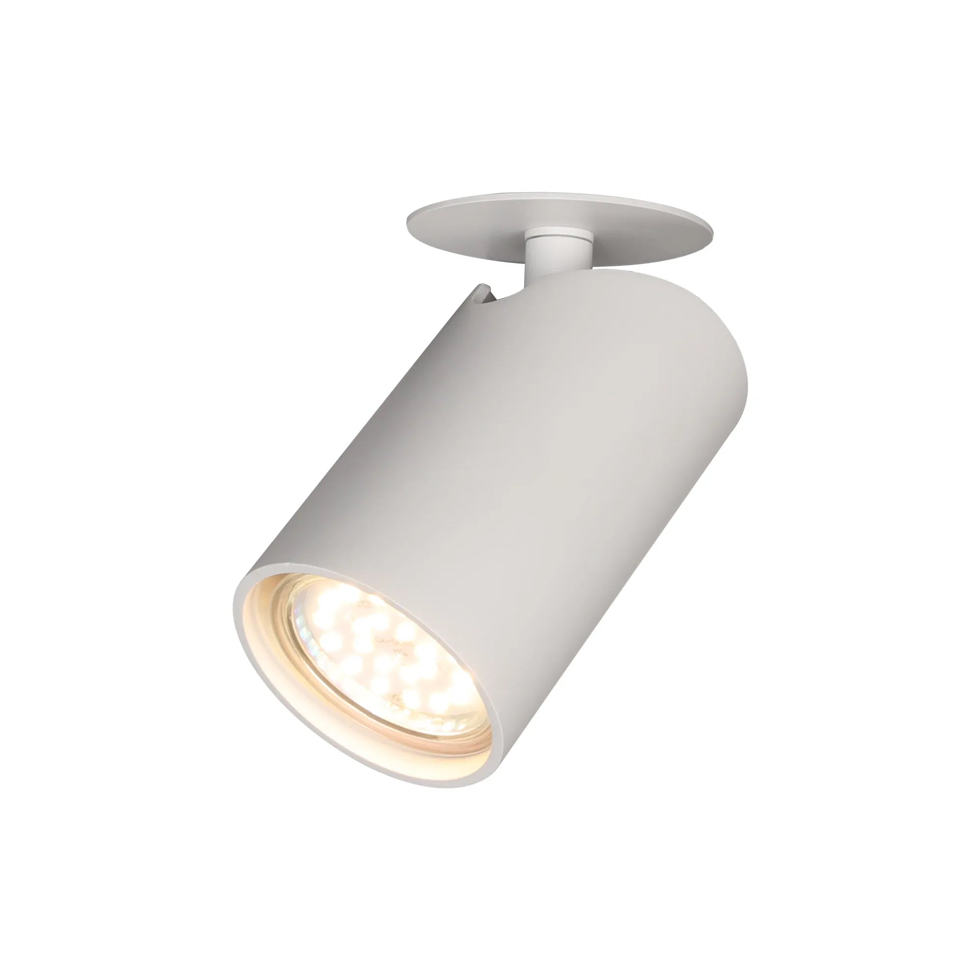 Sal 1 Light Recessed Spotlight GU10 - Black/White
