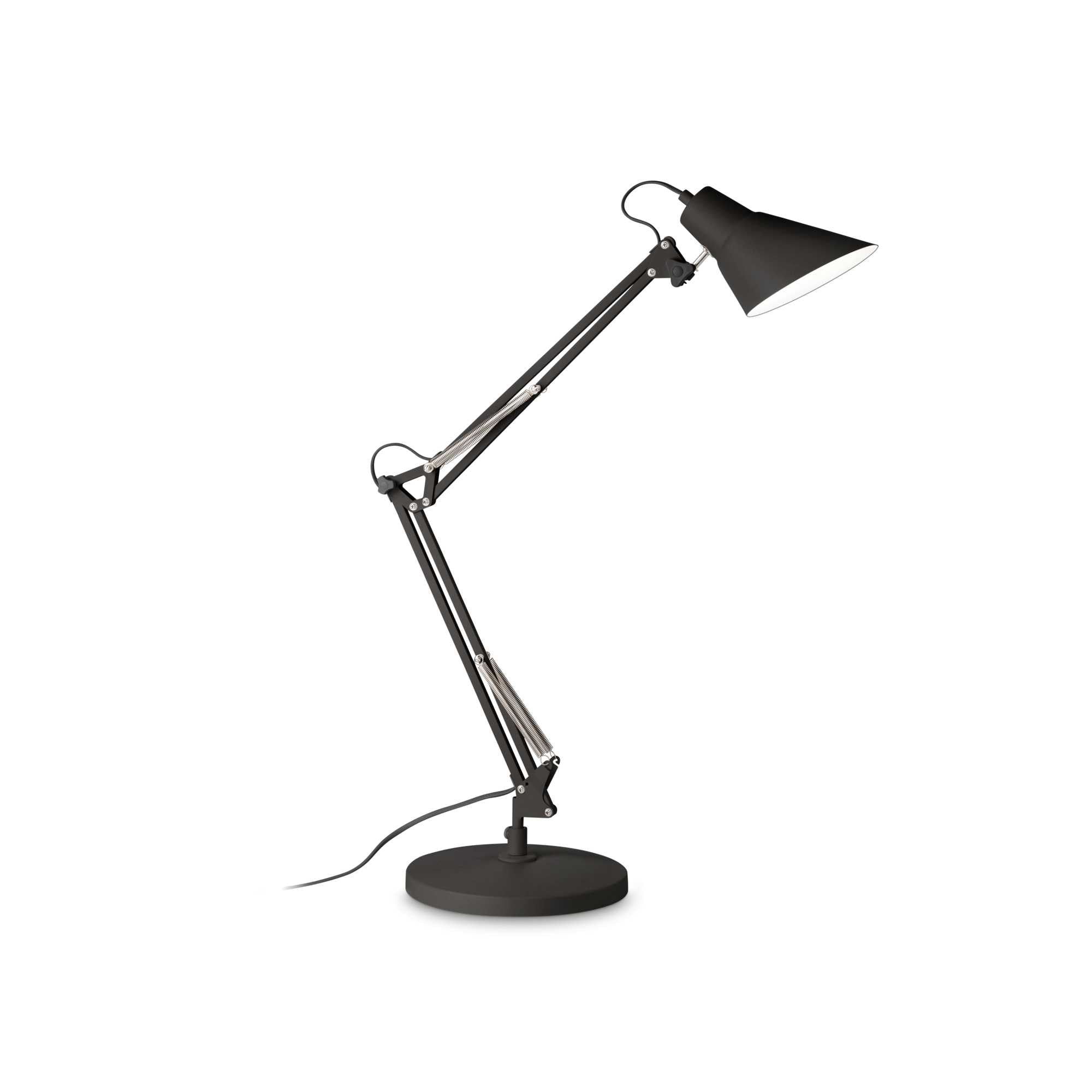 Sally Table Lamp - Black/White Finish - Cusack Lighting