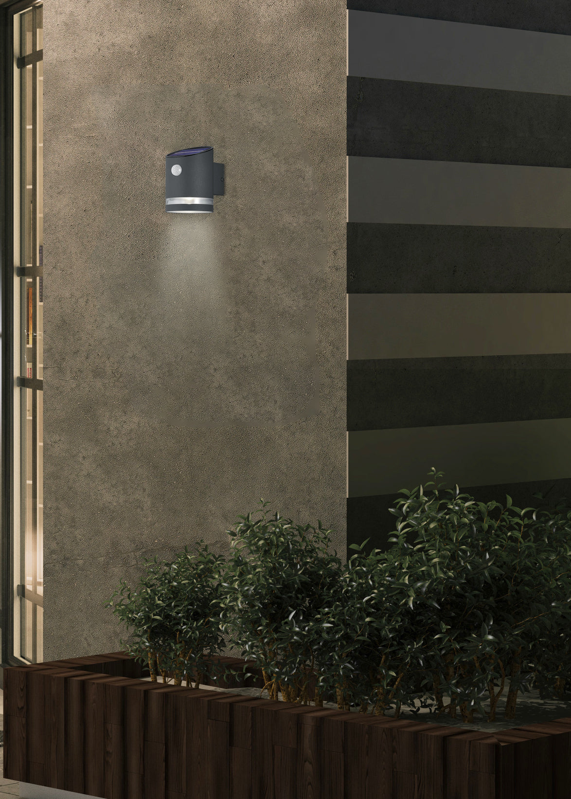 Salta LED Solar Wall Light