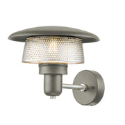 Saturne 1 Light Wall Lantern - Grey
