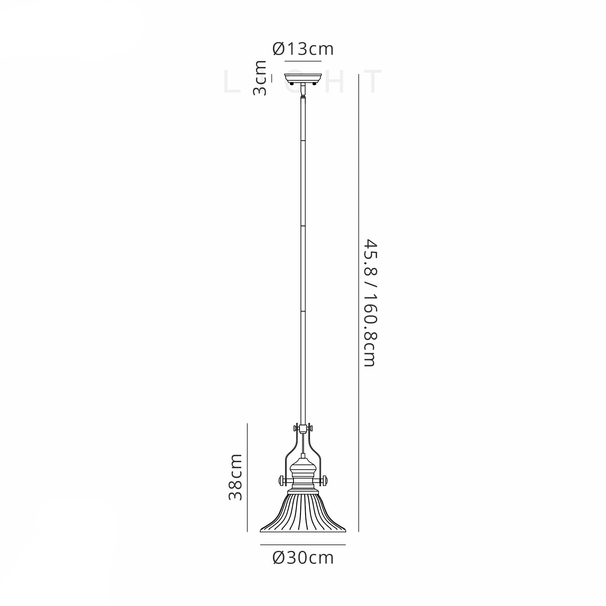 Savannah Pendant, 1 x E27, Satin Nickel