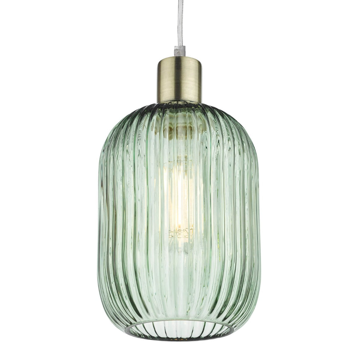Sawyer Easy Fit Shade Ribbed Glass/ Smoked/ Champagne