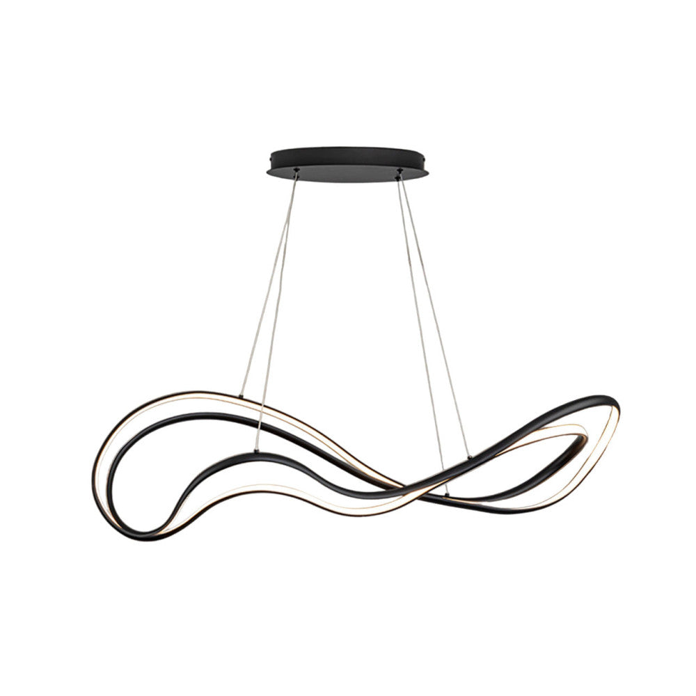 Danza LED Linear Pendant - Matt Black